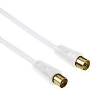 Hama Antenna Cable Coaxial Male Plug - Female Jack, 5 m, 85dB, gold-plated (00043012)